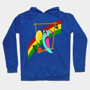 Tiki Bird Hoodie